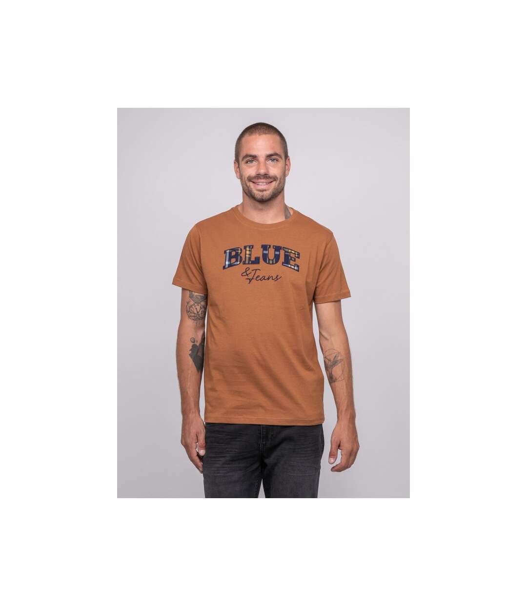 T-shirt pur coton à motif JACKHORN-1