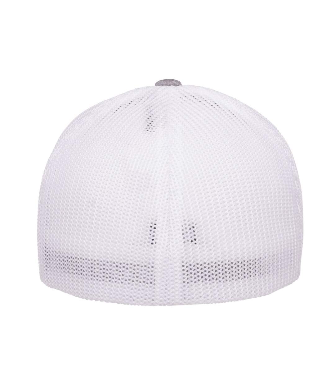 Flexfit by  melange mesh trucker cap heather/white Yupoong-2