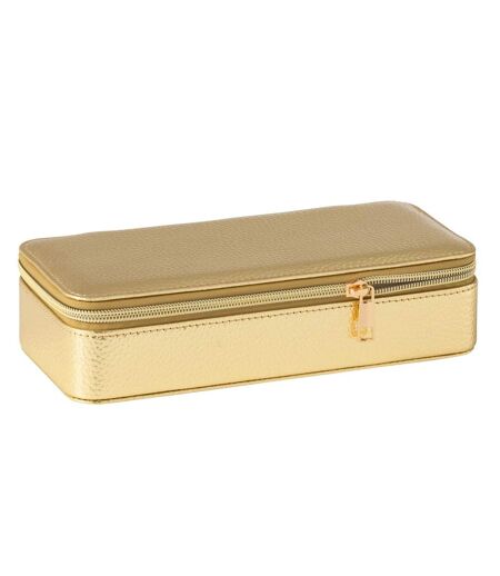 Boîte à Bijoux Avec Miroir Ericka 24cm Or