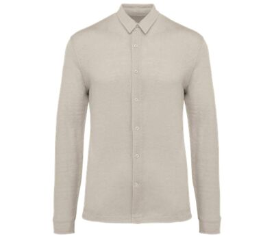 Chemise en lin - Homme - PATS518 - beige linen