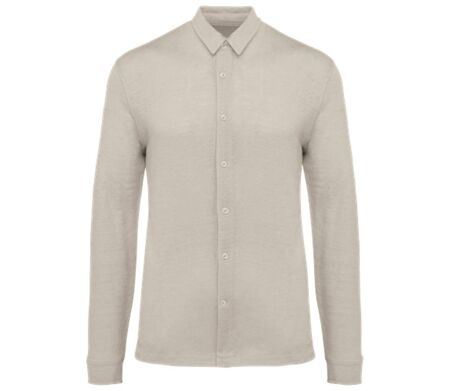 Chemise en lin - Homme - PATS518 - beige linen
