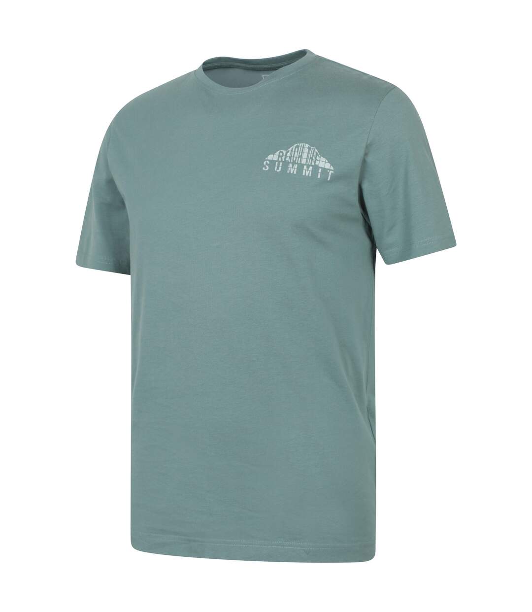 T-shirt Motif/style Graphique Reach The Summit Homme Vert Mountain Warehouse-3
