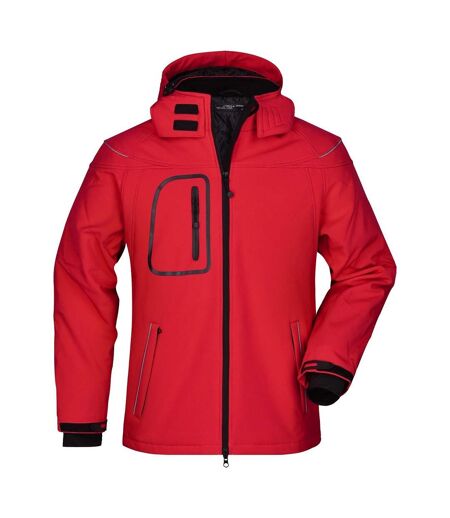 Veste Softshell Homme Rouge James And Nicholson