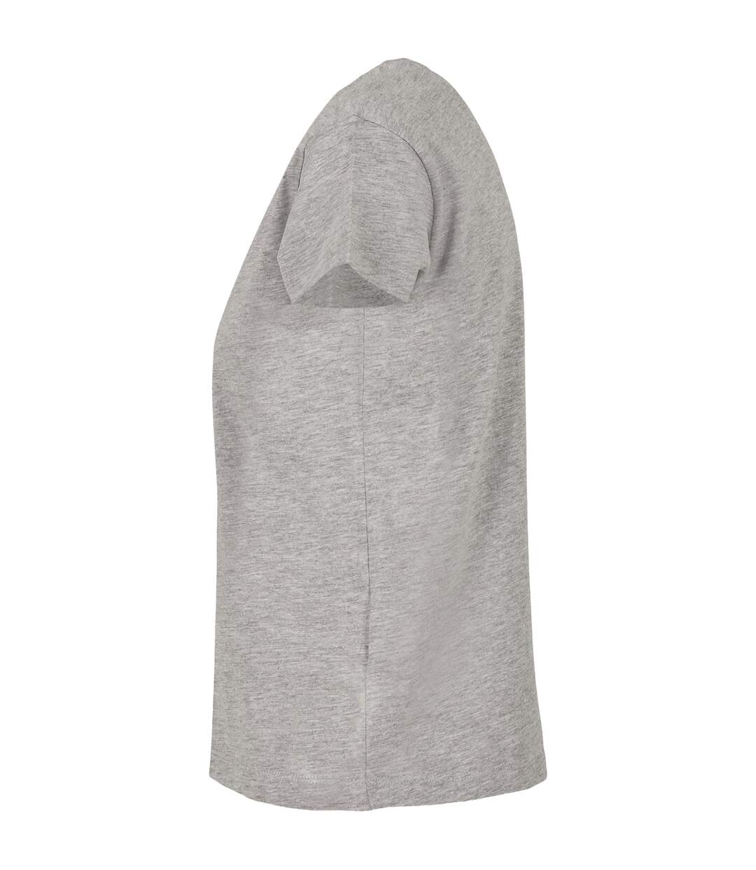 T-shirt Box Femme Gris Chiné Build Your Brand-3