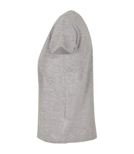T-shirt Box Femme Gris Chiné Build Your Brand