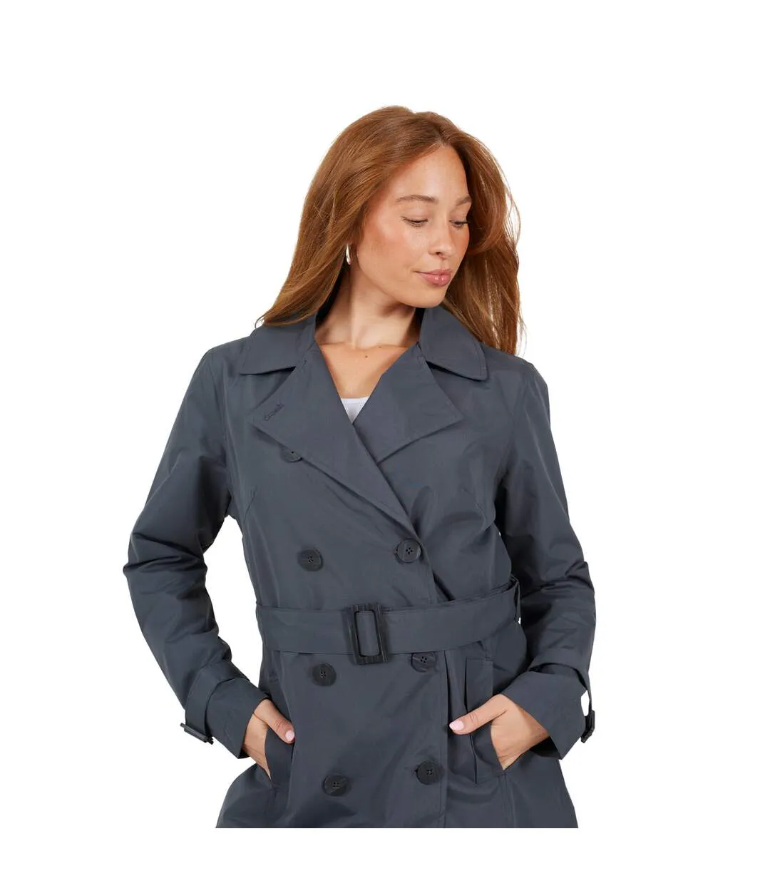Imperméable Brandy Femme Anthracite Brave Soul-3