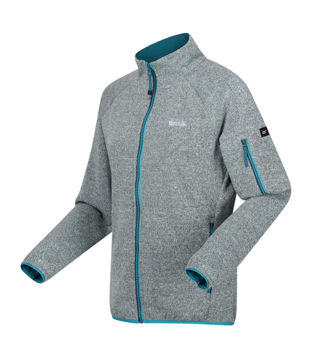 Womens/ladies ravenhill full zip fleece top bleached aqua/tahoe blue Regatta-1