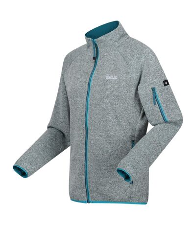 Womens/ladies ravenhill full zip fleece top bleached aqua/tahoe blue Regatta
