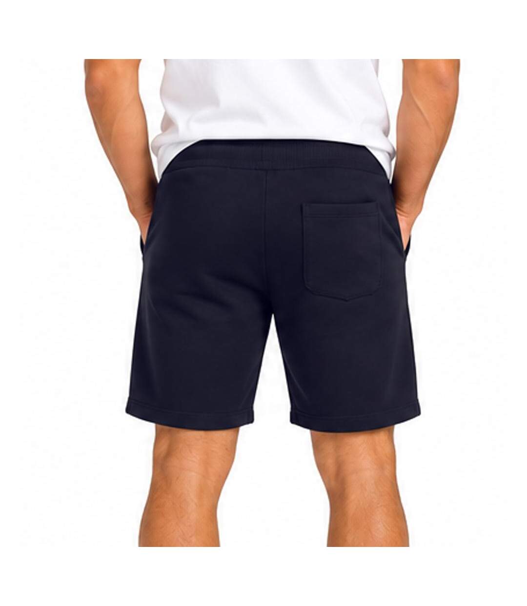 Short jogging marine/doré homme olympique de marseille-2