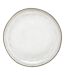 Lot de 6 Assiettes Plates Flower 26cm Gris-1