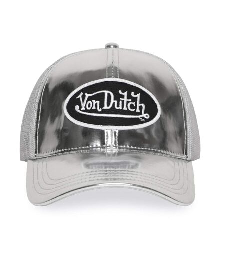 Casquette baseball avec filet en vinyl brillant avec écusson Shiny Vondutch