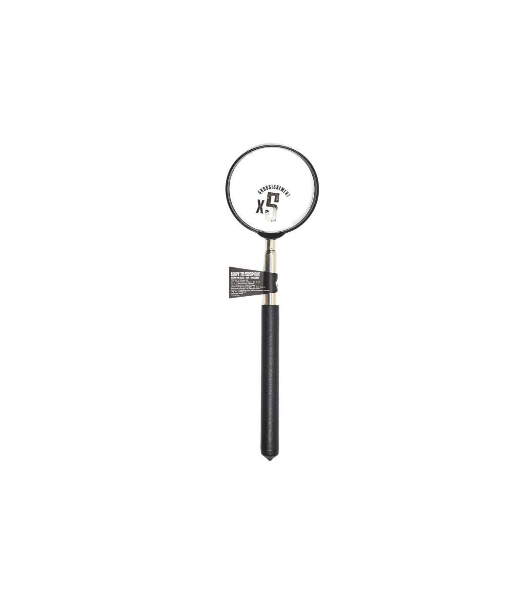 Loupe Télescopique Grossissement x5 21cm Noir-3