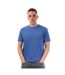 Mens Faded Crew Neck T-shirt Blue Gant-1