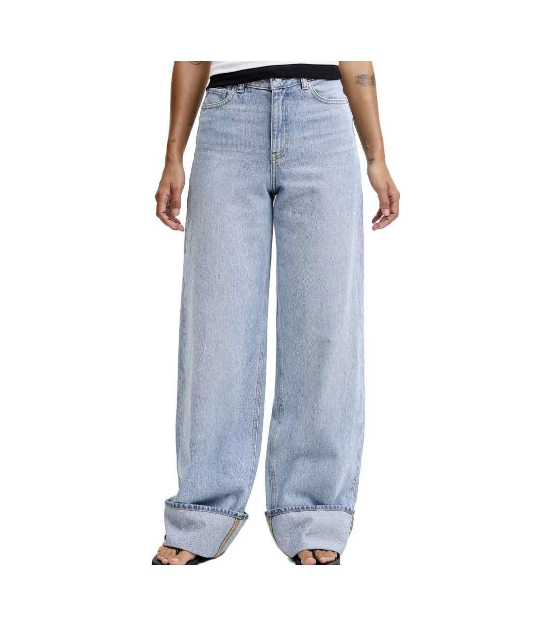 Jean flared bleu femme jjxx jxtokyo-1