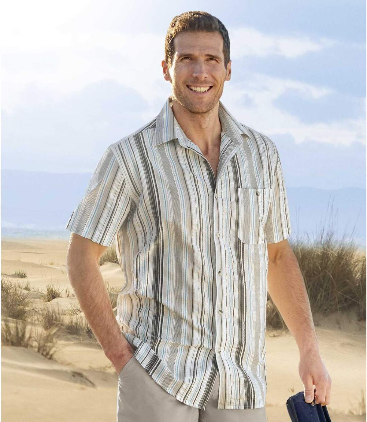 Prúžkovaná košeľa Stripe Atlas For Men