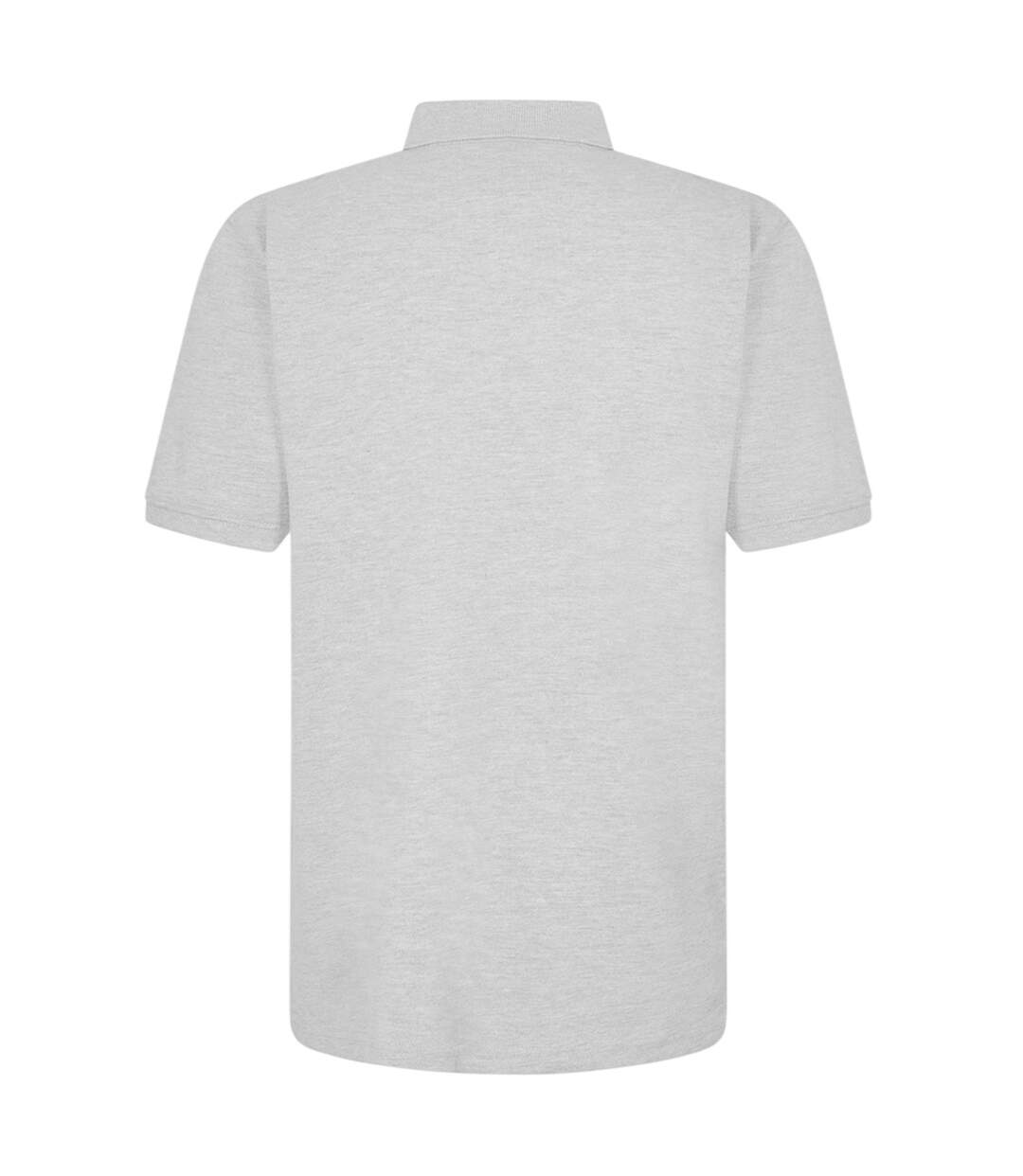Mens Classic Embroidered Logo Polo Shirt Grey Marl Jack Wills-3