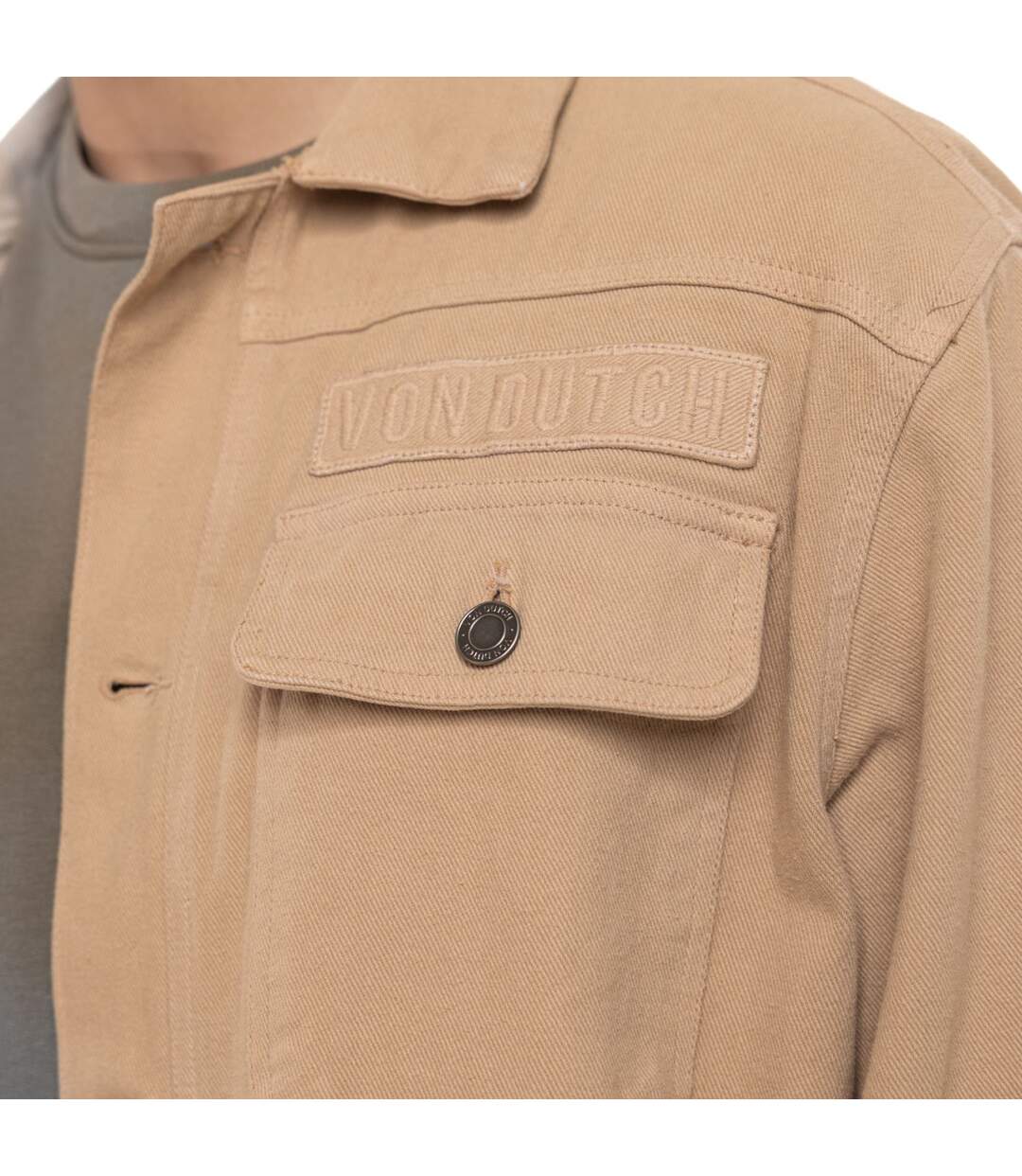 Veste militaire homme avec broderie Saha Vondutch-3