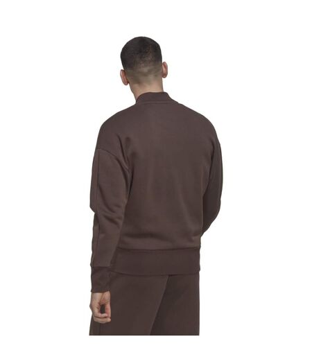 Haut de survêtement studio lounge homme marron Adidas