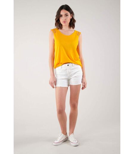 T-shirt en jersey effet lin pour femme SALLY