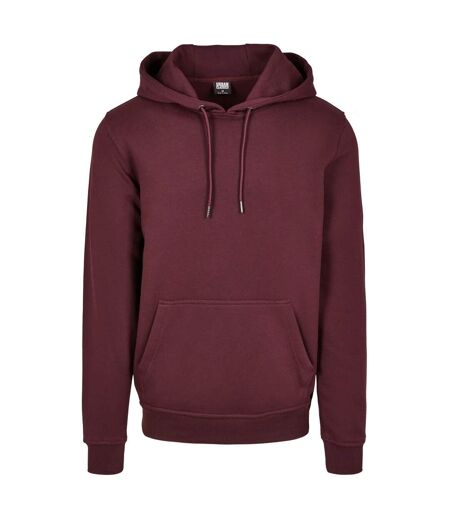 Sweat À Capuche Basic Homme Rouge Bordeaux Urban Classics