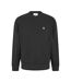 Mens Monogram Ribbed Sweatshirt Black Calvin Klein-2