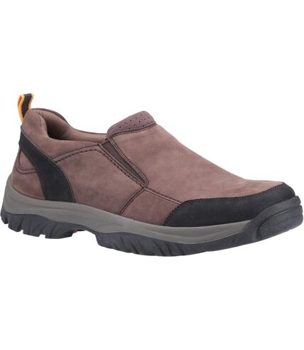 Cotswold Mens Boxwell Nubuck Leather Hiking Shoe (Brown) - UTFS7012