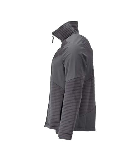 Mens Customised Fleece Jacket Stone Grey Mascot