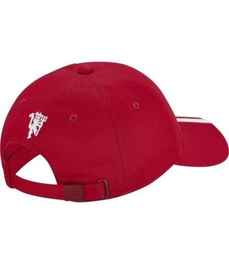 Casquette De Baseball Style Manchester United Fc Femme Rouge Adidas