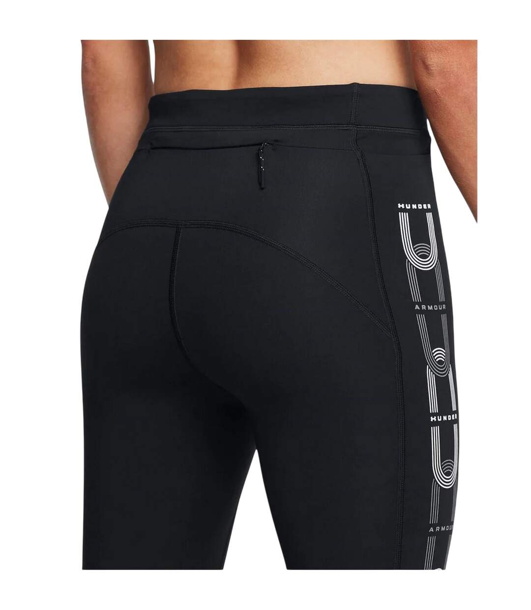 Legging Run Anywhere Femme Noir Chiné Under Armour-4
