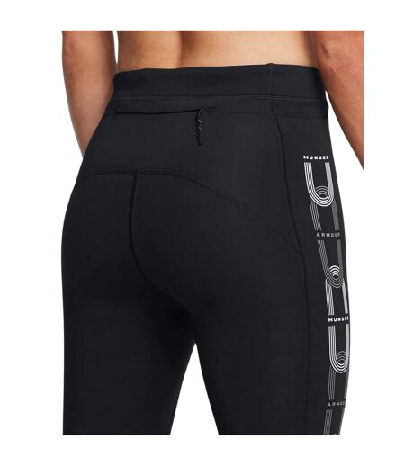 Legging Run Anywhere Femme Noir Chiné Under Armour