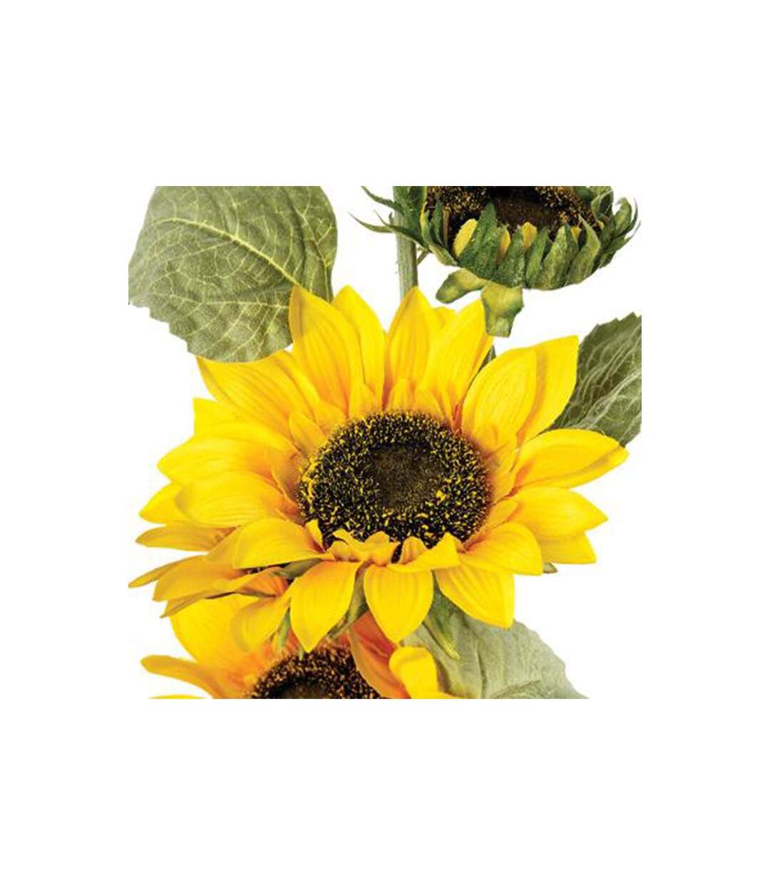 Fleur Artificielle Tournesol 80cm Jaune-3