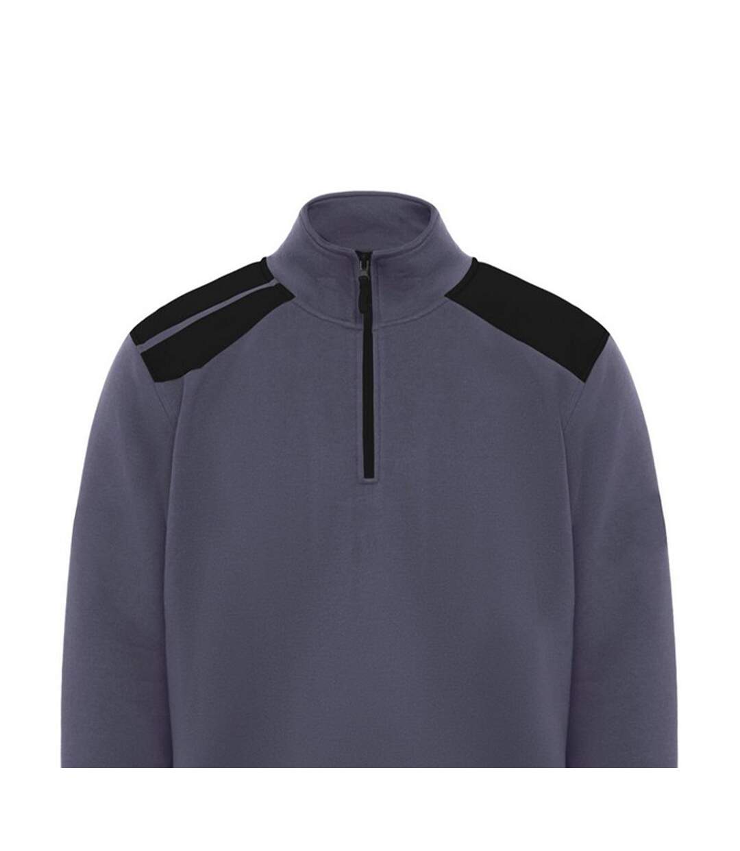Sweat Troyer Maverick Adulte Plomb Noir Roly Workwear-2