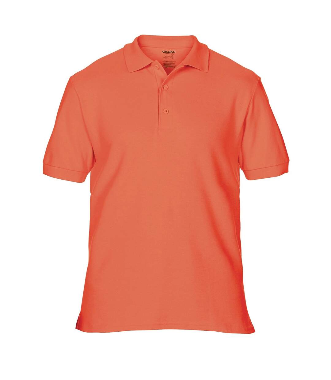 Polo de sport homme orange foncé Gildan-1