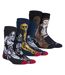 Lot de 3 paires de chaussettes thermiques fantaisie Star Wars pour homme-1