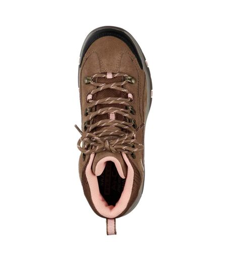 Skechers Womens/Ladies Trego-Alpine Suede Relaxed Fit Walking Boots (Brown/Tan) - UTFS9600