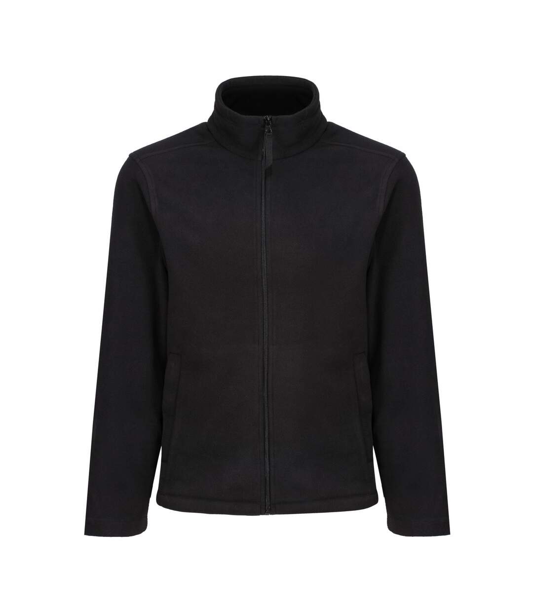 Regatta Mens Plain Micro Fleece Full Zip Jacket (Layer Lite) (Black) - UTRG1551