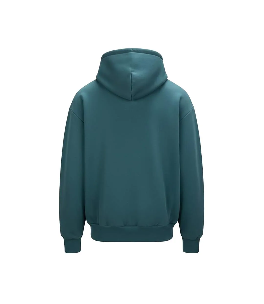 Unisex Adult Signature Heavyweight Hoodie Teal Awdis-2