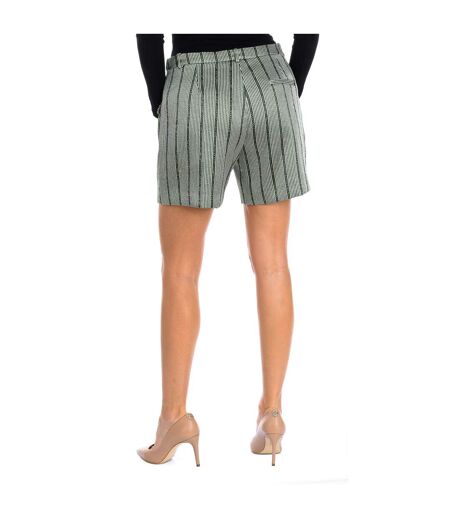 Shorts with straight cut 1NP41T12416 woman