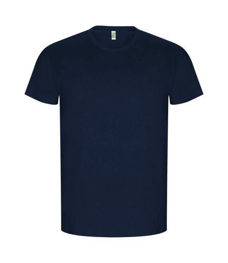 Roly Mens Golden Plain Short-Sleeved T-Shirt (Navy Blue)
