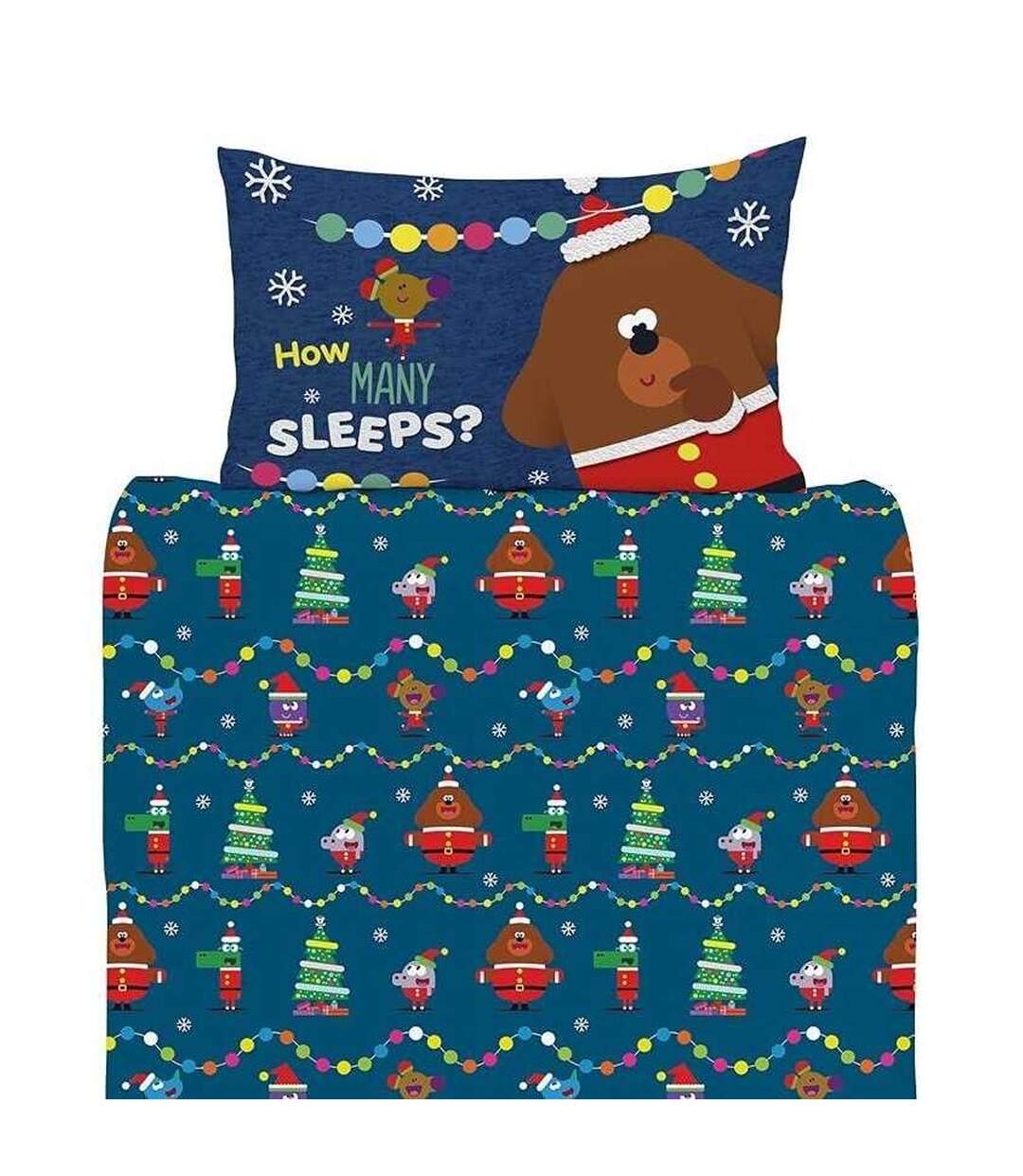 Reversible Christmas Reversible Duvet Set Multicoloured Hey Duggee-3