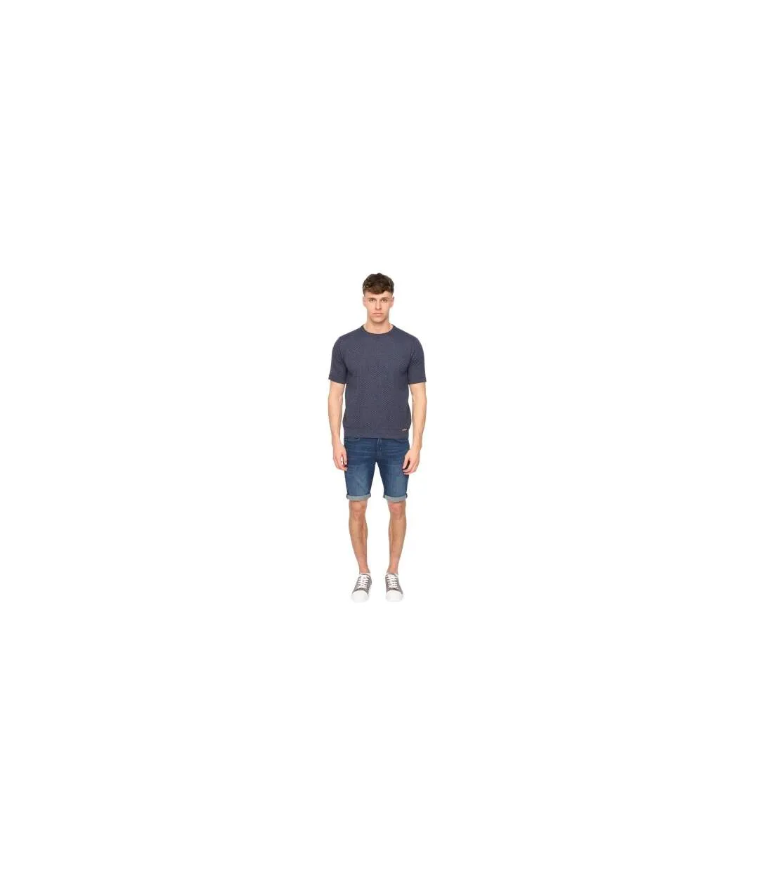 T-shirt Mataso Homme Bleu Ardoise Duck And Cover-1