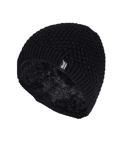 Ladies Knit Fleece Lined Thermal Beanie Hat