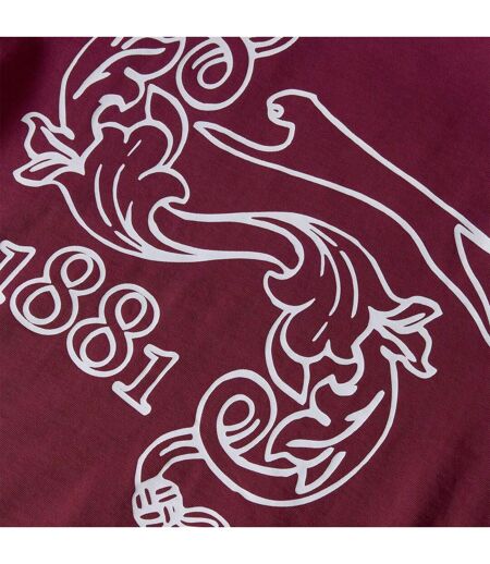 T-shirt Motif/style Imprimé Graphique Court Homme Bordeaux Slazenger