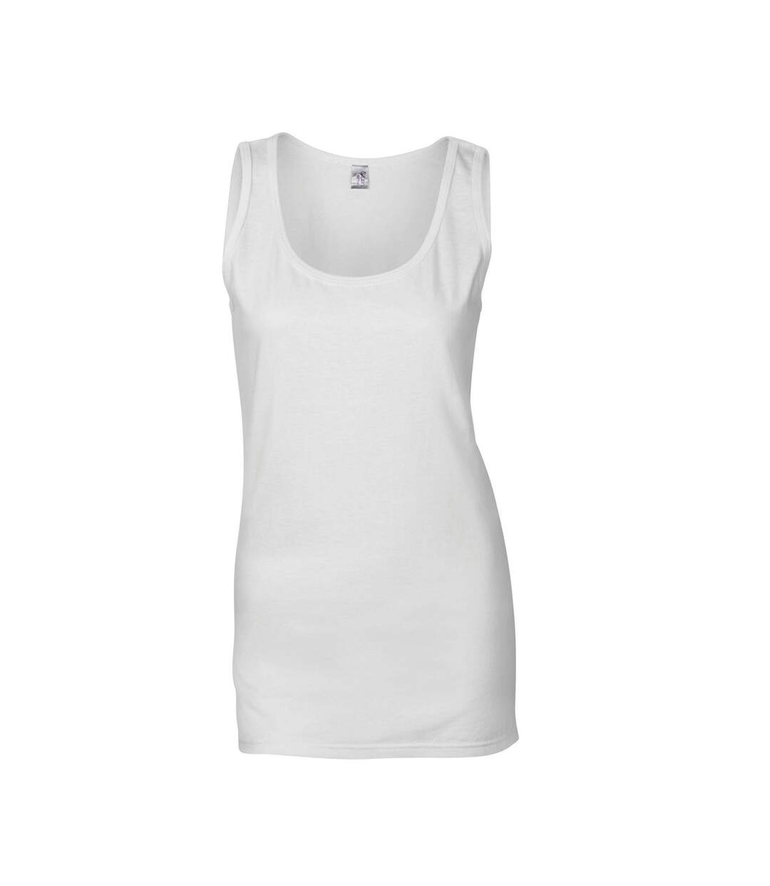 Débardeur softstyle femme blanc Gildan