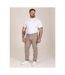 D555 Chino Extensible Et Effilé Motif/style Uni Kelvin Homme Beige Gris Duke-1