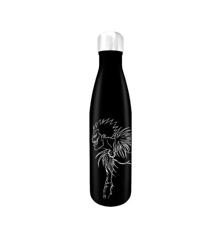 Death Note Shinigami Metal Water Bottle (Black/White) (One Size) - UTPM6487