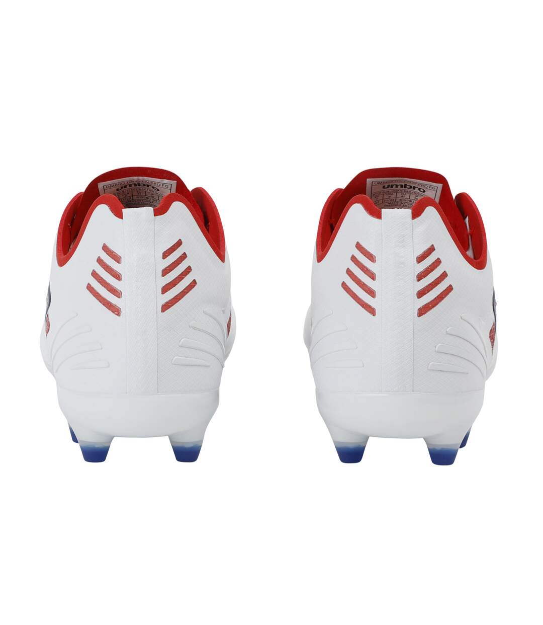Mens tocco iv pro leather firm ground football boots blue/estate blue/rococo red Umbro-2