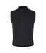 Mens Mock Neck Slim Gilet Black Skins-1