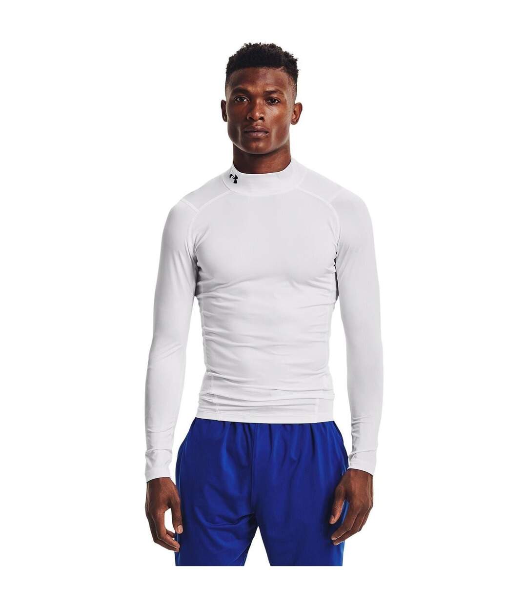 Haut Thermique Manches Longues Raglan Homme Blanc Under Armour-4