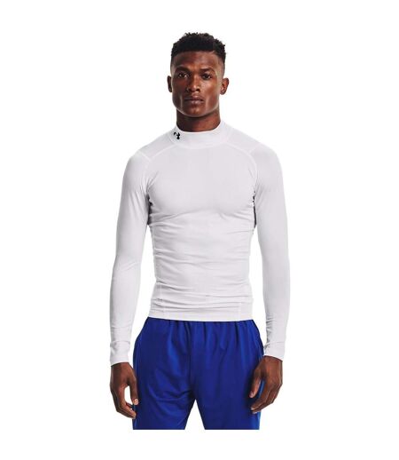 Haut Thermique Manches Longues Raglan Homme Blanc Under Armour
